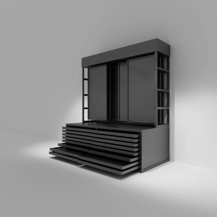 Stojalo za težke ploščate predale iz kamna