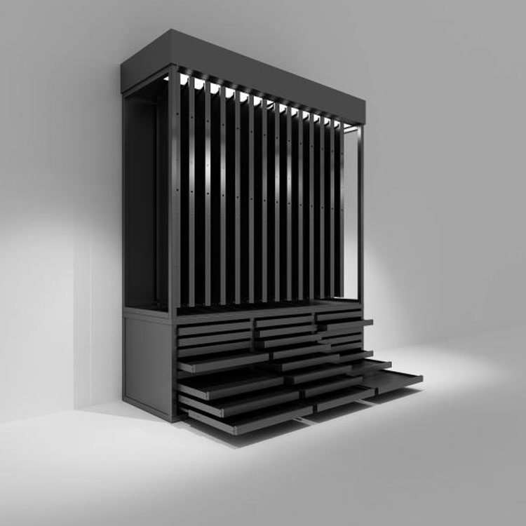 Kovinska stranska polica Vertical Ceramic Display Rack